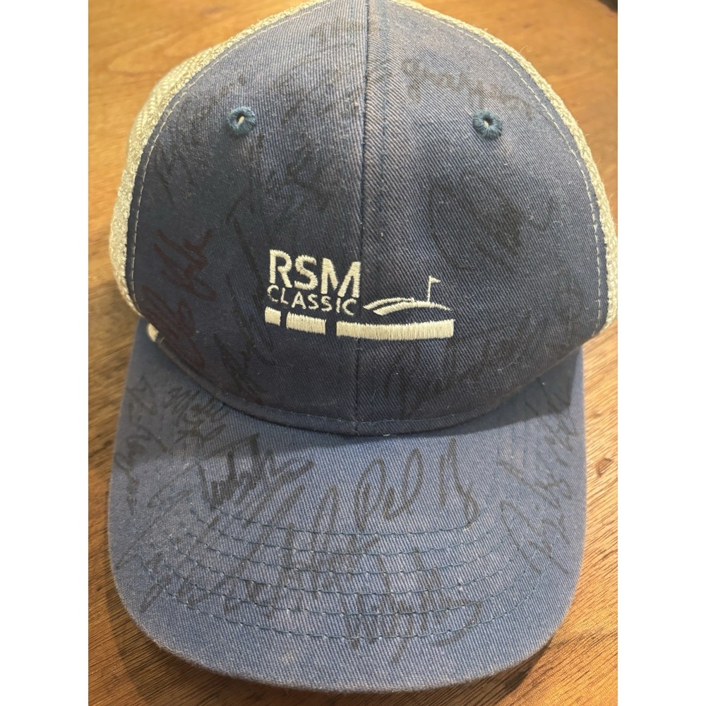 Vintage RSM Classic Hat with golfers autographs